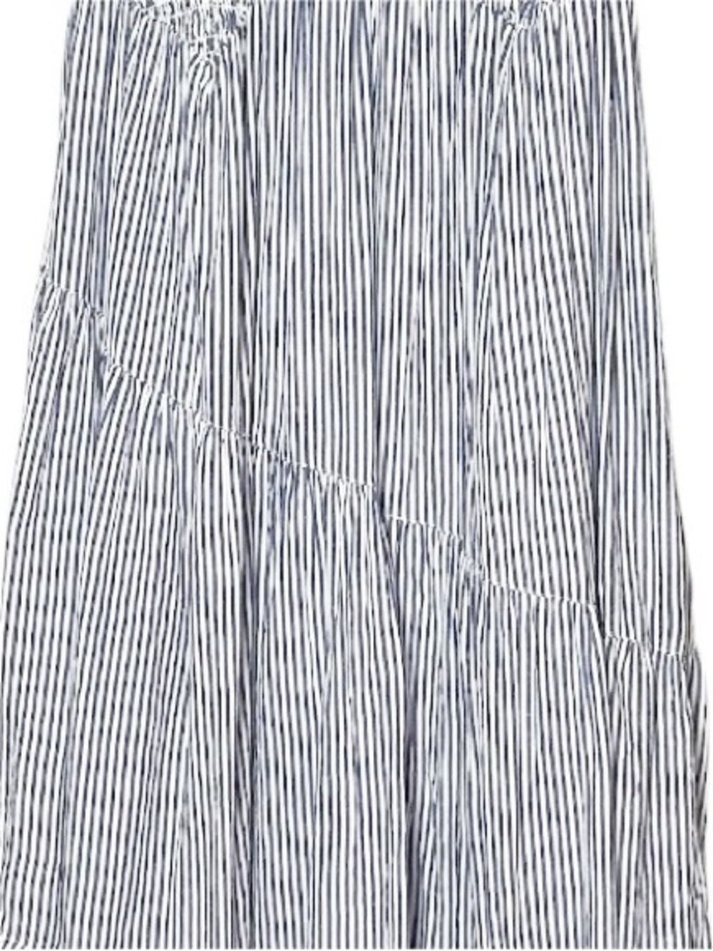 Free People Juno Maxi Dress Blue White Stripe Smocked Open Back Size Small boho - Picture 9 of 11